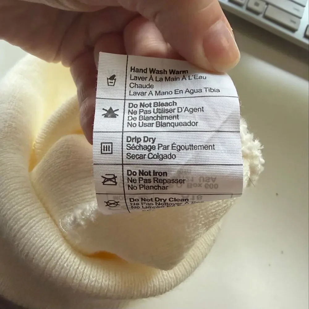 Carhartt Cream Winter Hat/Beanie
